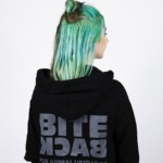 Hoodie Bite Back Zwart - Afbeelding 5