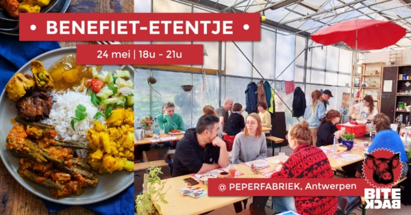 Benefiet-etentje in de Peperfabriek! (of take-away)