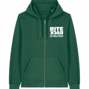 Hoodie Bite Back Groen - konijn -