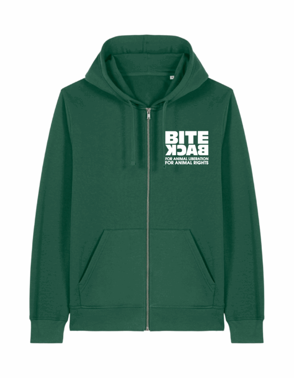 Hoodie Bite Back Groen - konijn -