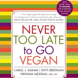 Never Too Late to Go Vegan - Carol J. Adams, Patti Breitman, Virginia Messina
