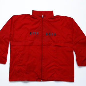 Retro Regenjas Bite Back Rood