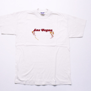 Retro T-shirt Las Vegan beige